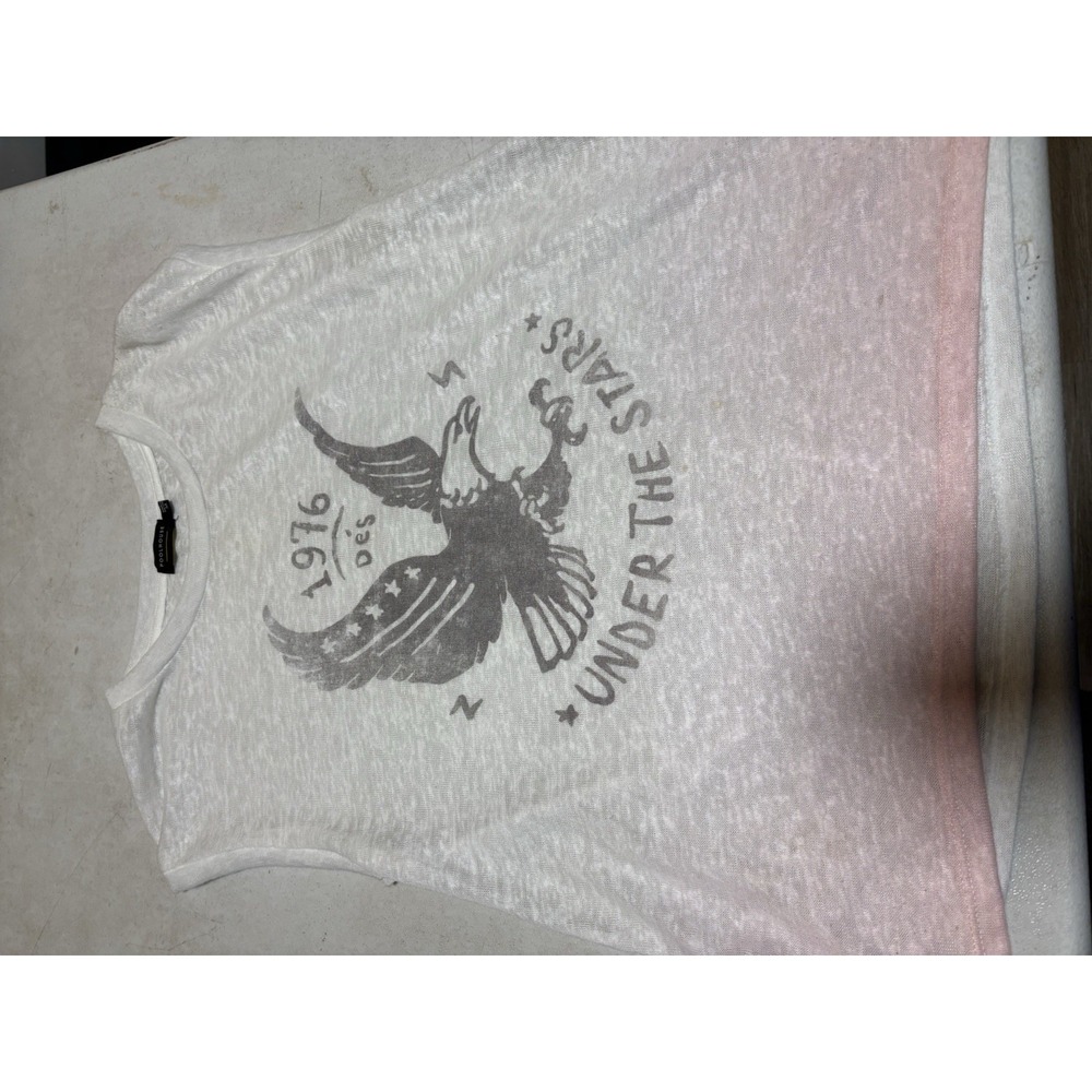 Poolhouse Size M 1976 Under The Stars White Tank Top‎